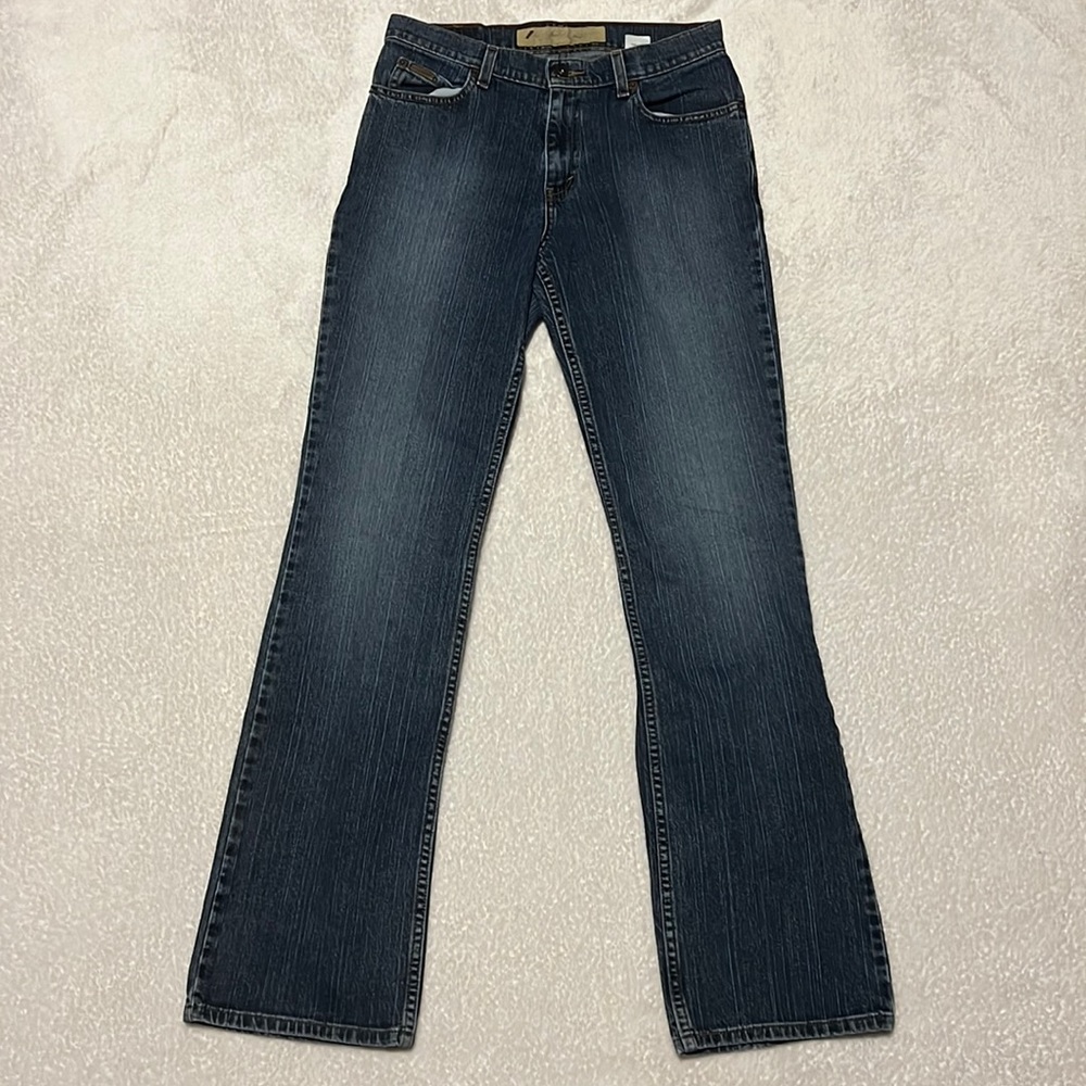 Eddie Bauer Bootcut High Rise Denim Jeans | 8 Tall